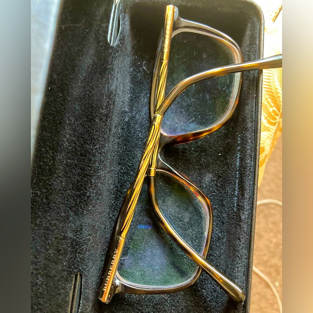 Burberry Eyeglasses B 2189 3002 Brown Turquoise & Gold